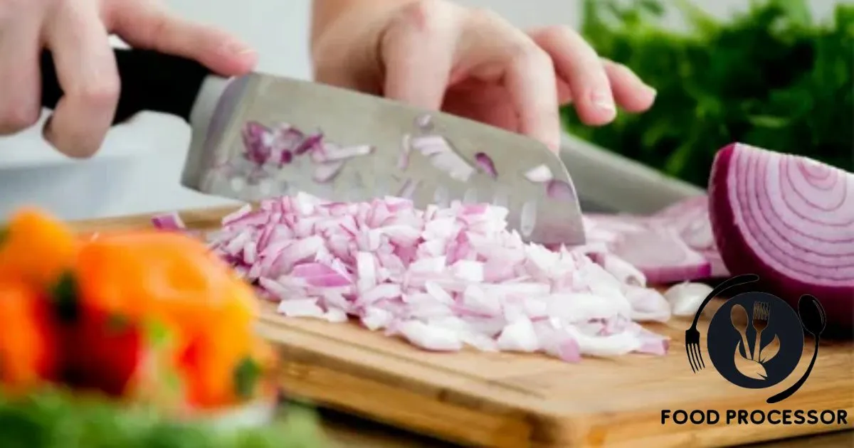 what is the best way to chop onions in a food-processor